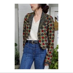 Patterned Blazer